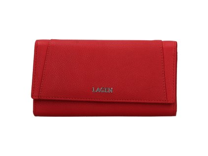 Dámská kožená peněženka Lagen BLC/5064 - červená