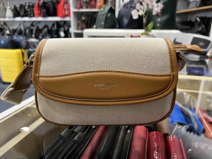 Dámská crossbody kabelka David Jones 7461 - béžová