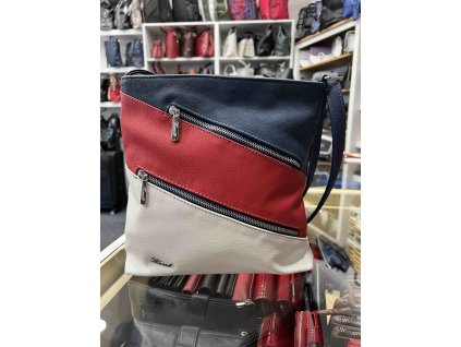 Dámská crossbody kabelka Karen Elina - modrá/ multi