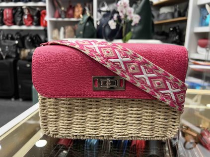 Dámská crossbody kabelka David Jones YQ-71 - růžová