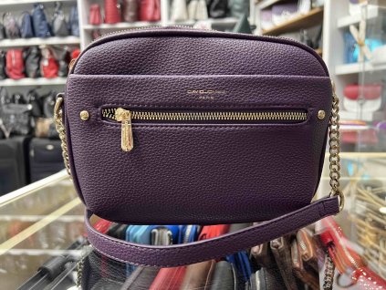 Dámská crossbody kabelka David Jones 6767 - fialová