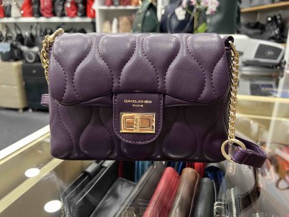 Dámská crossbody kabelka David Jones 6700 - fialová