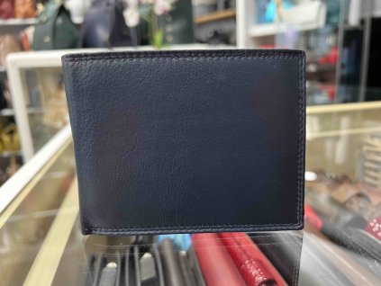 Pánská kožená peněženka Vera Pelle EC345 - modrá