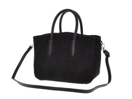 Dámská kožená kabelka Laura Biaggi 04-566 - černá