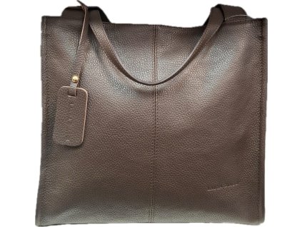 Dámská malá kožená kabelka Laura Biaggi TS54 - tmavě hnědá