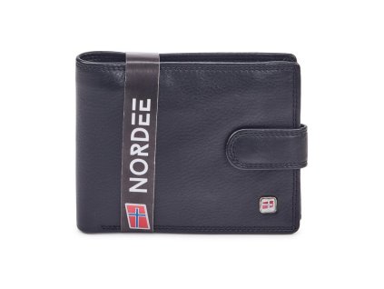 Pánská kožená peněženka Nordee Gw-04 - černá