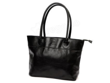 Dámská kožená kabelka Florence 12 - černá