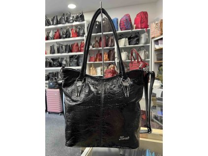 Dámská kabelka Karen Hala - černá/ lesk
