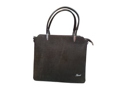 Dámská kabelka Karen Amaya - tmavě hnědá/ vzor