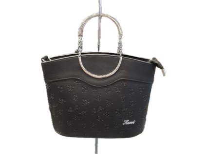 Dámská kabelka Karen Melba - černá/ vzor