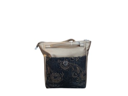 Batoh dámský syntetický Chiara Tymon - bronz/ vzor