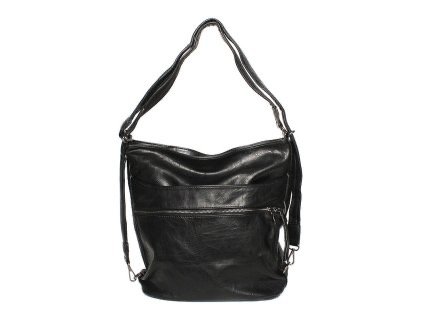 Dámský moderní kabelko / batoh d-236 - černý