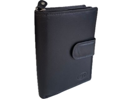 Dámská kožená peněženka R-19 - černá