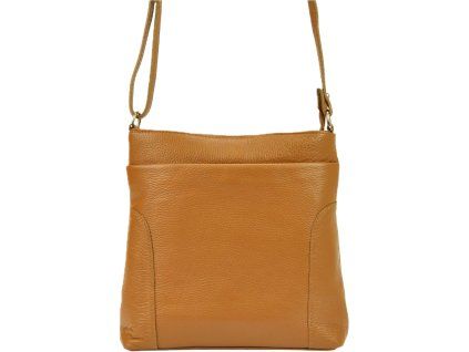 Dámská kožená kabelka PP-62 - Camel