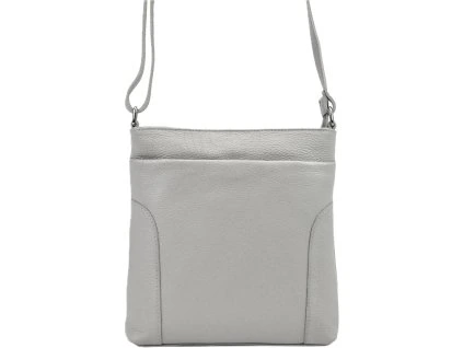 Dámská kožená kabelka PP-62 - šedá