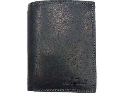 Pánská kožená peněženka černá Luka