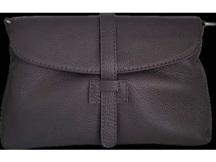 Dámská kožená kabelka crossbody 7770 - šedá