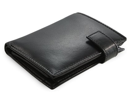 Dámská kožená peněženka se zápinkou 511-6155-60 - černá