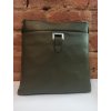 Dámská kožená crossbody kabelka - zelená