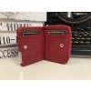 Peněženka dámská kožená mini - červená lak