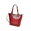 Dámská kabelka kožená L Artigiano - bordó