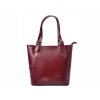 Dámská kabelka kožená L Artigiano - bordó