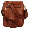Pánská kožená taška SendiDesign M-1101 - cognac