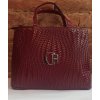 Dámská kabelka Chiara Tacjana - červená/ lesk