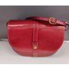 Dámská kožená crossbody kabelka Gregorio - červená