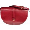 Dámská kožená crossbody kabelka Gregorio - červená