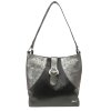 Dámská kabelka Karen Amona - černá/ stříbrná