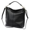Dámská kožená kabelka Patrizia Piu - černá
