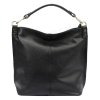 Dámská kožená kabelka Patrizia Piu - černá