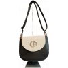Dámská crossbody kabelka Chiara Natuna - černá/ bílá