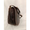 Dámská crossbody kabelka kožená/lovecká/ HGL - tmavě hnědá