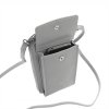 Dámská kožená mini kabelka/ peněženka Gregorio - šedá