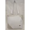 Dámská kabelka Karen Edda - bílá/ lesk