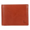 Pánská kožená peněženka Lagen - hnědá/ cognac