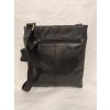 Pánská kožená crossbody taška Lagen - černá