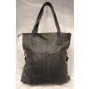 Dámská kožená kabelka Laura Biaggi - šedá