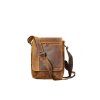 Pánská kožená crossbody Green Wood - světle hnědá/ camel