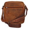 Pánská kožená crossbody Green Wood - světle hnědá/ camel