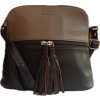 Dámská kožená crossbody kabelka Cinino - hnědá/ cappuccino