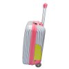 Dětský cestovní kufr Madisson - růžový/ multi