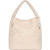 Dámská kabelka Bulaggi Weave hobo - krémová
