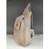 Dámské syntetické crossbody Chiara Remko - Pudrové