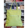 Dámská kožená kabelka Borse in Pelle 7101-012 - limeta