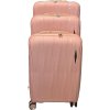 Cestovní kufr skořepinový Snowball - růžový vel.S