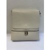 Dámská kožená crossbody kabelka Patrizia Piu 1665 - krémová