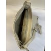 Dámská kožená crossbody kabelka Patrizia Piu 1665 - krémová